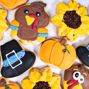 Fall Themed Sugar Cookies - 1 Dozen