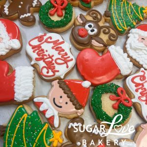 Christmas Decorated Sugar Cookies