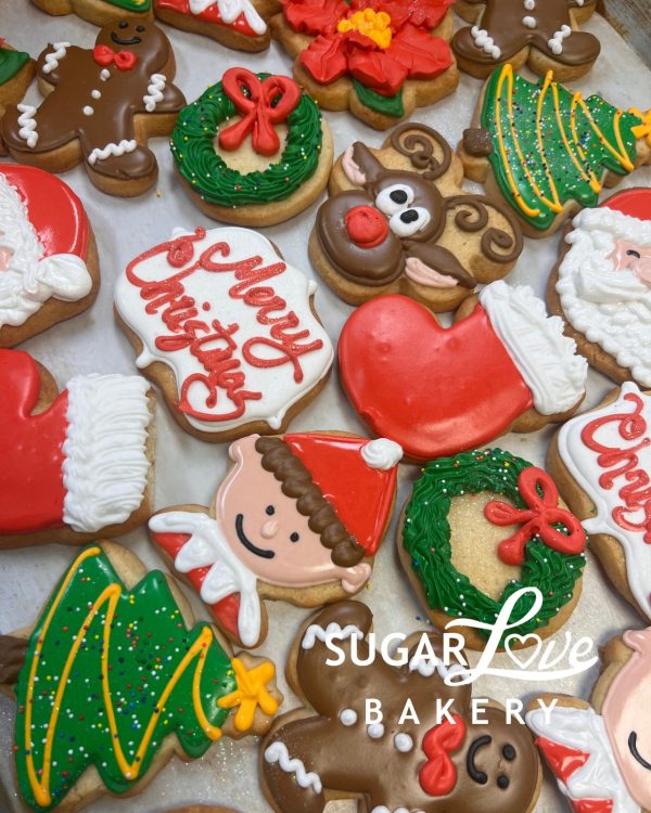 Christmas Decorated Sugar Cookies
