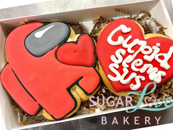 Cupid Seems Sus Valentine's Cookie Set