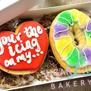 You're The Icing On My Kingcake Valentine's Cookie Set