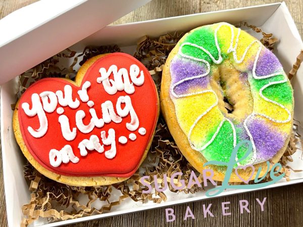 You're The Icing On My Kingcake Valentine's Cookie Set