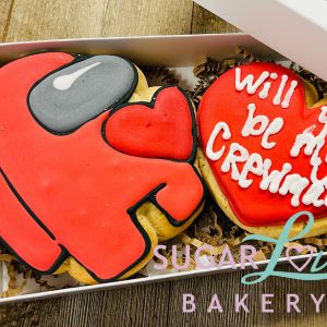 Will You Be My Crewmate Valentine's Cookie Set