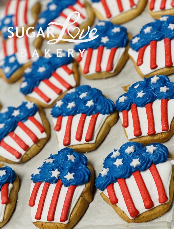4th of July Sugar Cookies