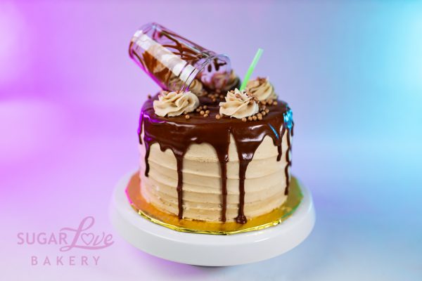 Caramel Frappe Cake