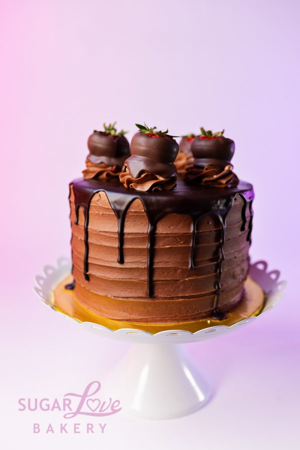 Chocolate Covered Strawberry Cake - Image 2