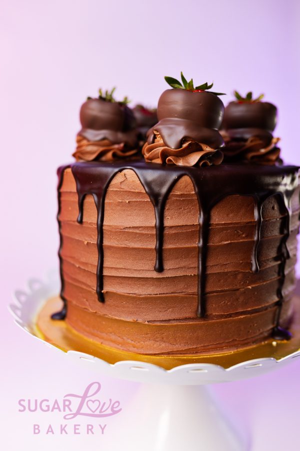 Chocolate Covered Strawberry Cake - Image 4