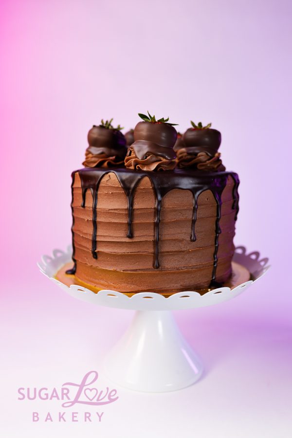 Chocolate Covered Strawberry Cake - Image 5