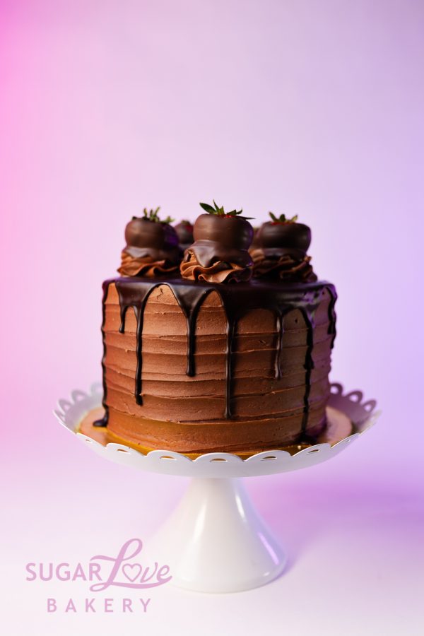 Chocolate Covered Strawberry Cake - Image 6