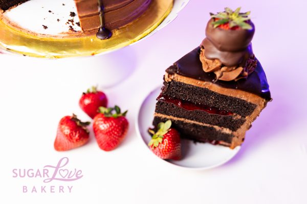 Chocolate Covered Strawberry Cake - Image 7