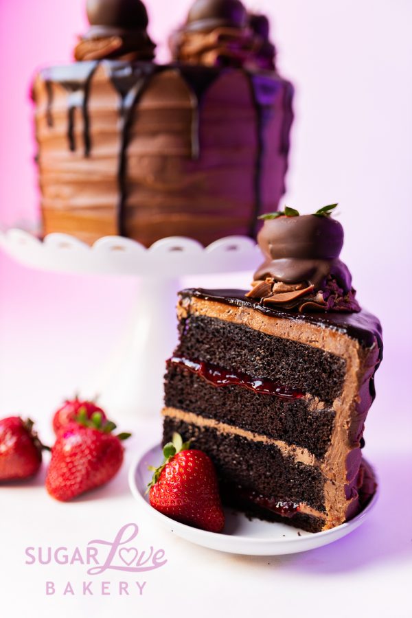 Chocolate Covered Strawberry Cake - Image 9