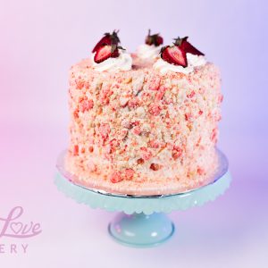 Strawberry Crunch Cake