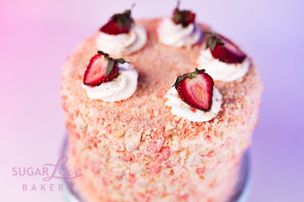 Strawberry Crunch Cake - Image 3
