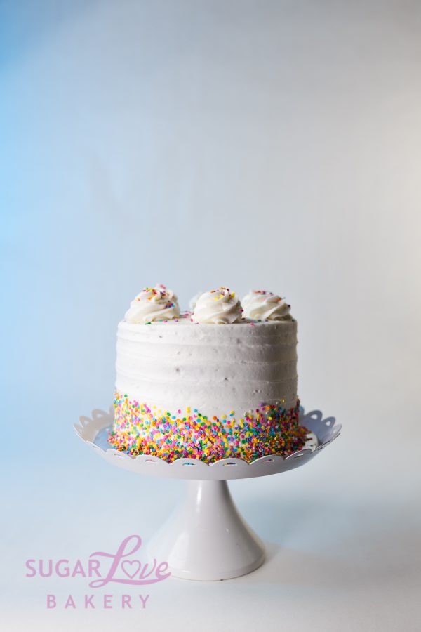 Vanilla Funfetti Cake at Sugar Love Bakery in Slidell, Louisiana