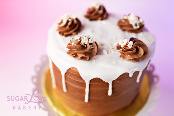 Wedding Cake with Chocolate Icing - Image 2