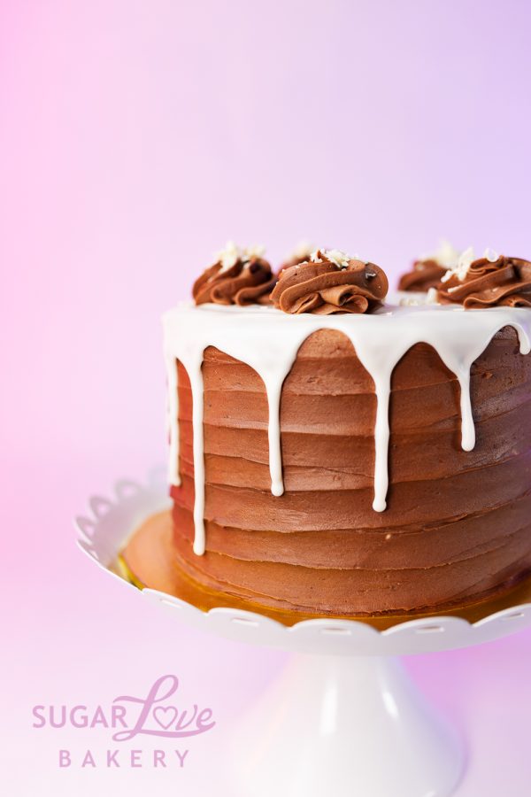Wedding Cake with Chocolate Icing - Image 3