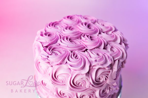 Swirly Rosettes Wedding Cake - Image 2