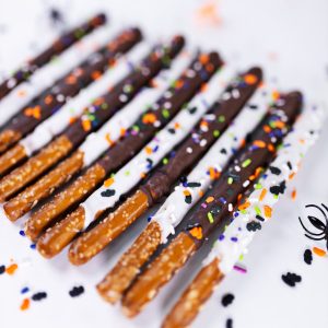 Halloween Pretzel Rods
