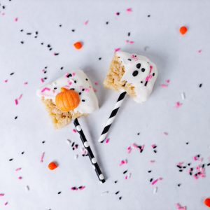 Cute Halloween Rice Krispie Pops