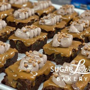 Chocolate Mousse Caramel Brownie