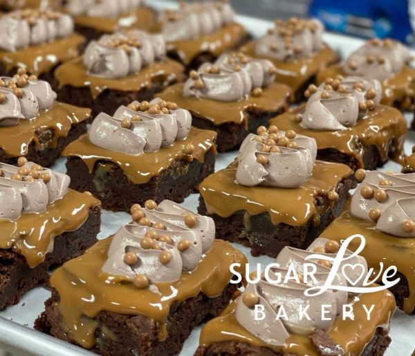 Chocolate Mousse Caramel Brownie