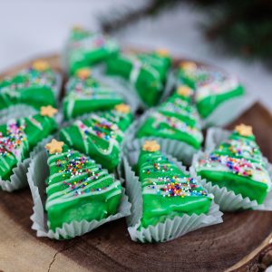 Christmas Tree Petit Fours