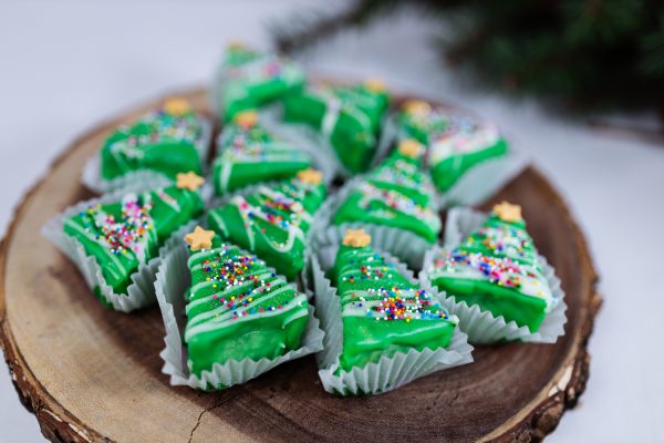 Christmas Tree Petit Fours
