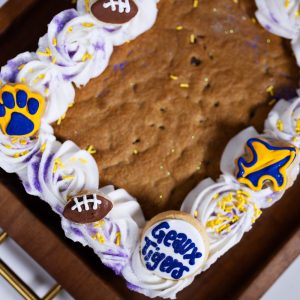 LSU Cookie Cake