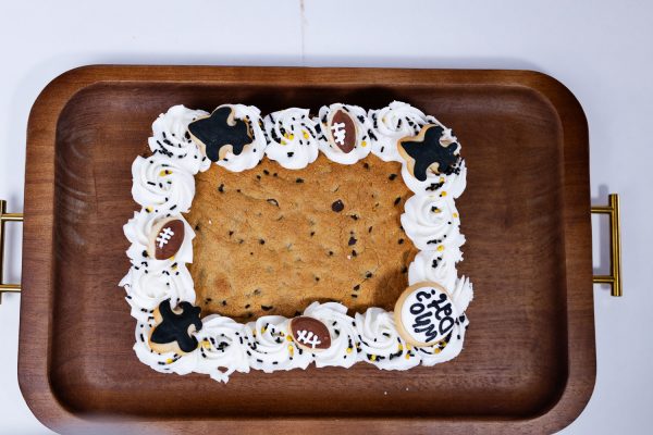 Saints Cookie Cake