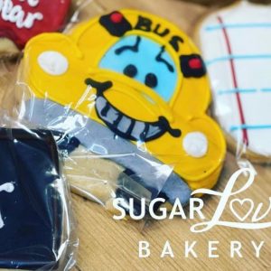 Teacher Appreciation Bus Cookie