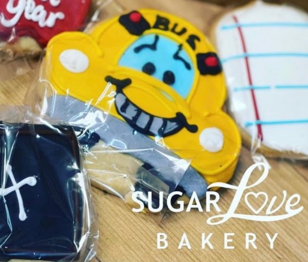 Teacher Appreciation Bus Cookie