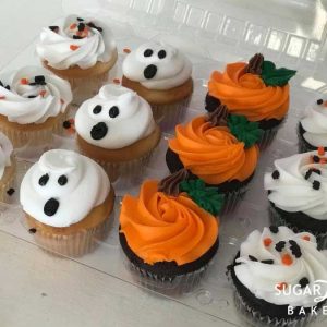Ghost & Pumpkin Cupcake Set