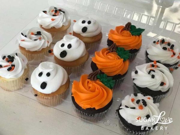Ghost & Pumpkin Cupcake Set
