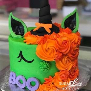 Unicorn "Boo" Cake