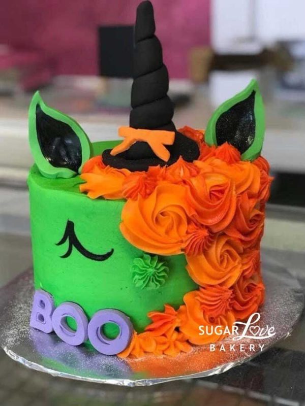 Unicorn "Boo" Cake