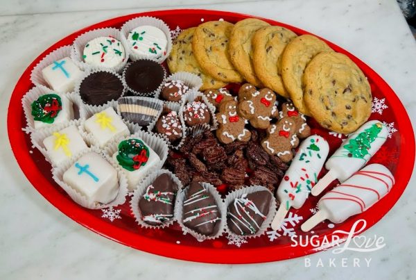 Christmas Treat Platter with Sugar Cookie Combo