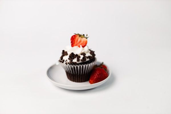 Strawberry Filled Chocolate Cupcake - Image 2