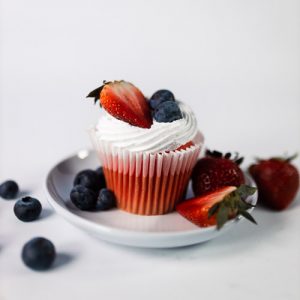 Mixed Berry Cupcake