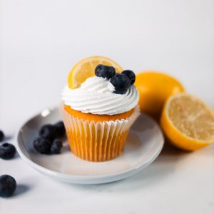 Lemon Blueberry Cupcake