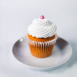 Raspberry Wedding Cake Cupcake