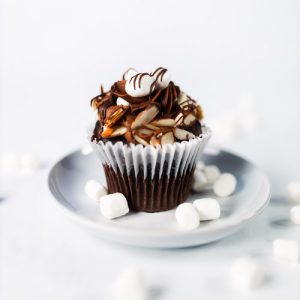 Rocky Road Cupcake