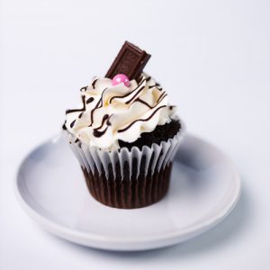 Raspberry White Chocolate Cupcake