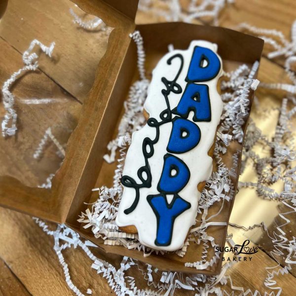 Fathers Day Cookie in a box