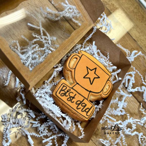 Fathers Day Cookie in a box