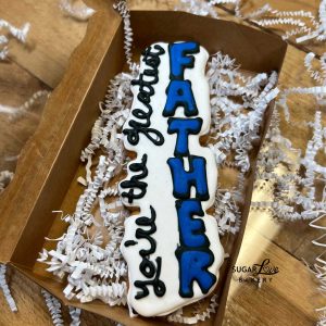 Fathers Day Cookie in a box