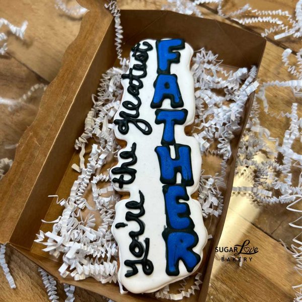 Fathers Day Cookie in a box