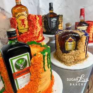 Boozy Bottle Cake