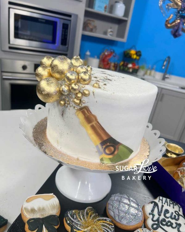 Pop the Bubbly Cake