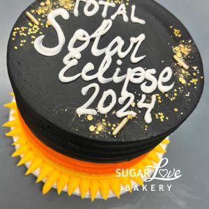 Solar Eclipse Cake