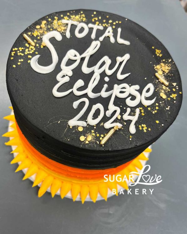 Solar Eclipse Cake